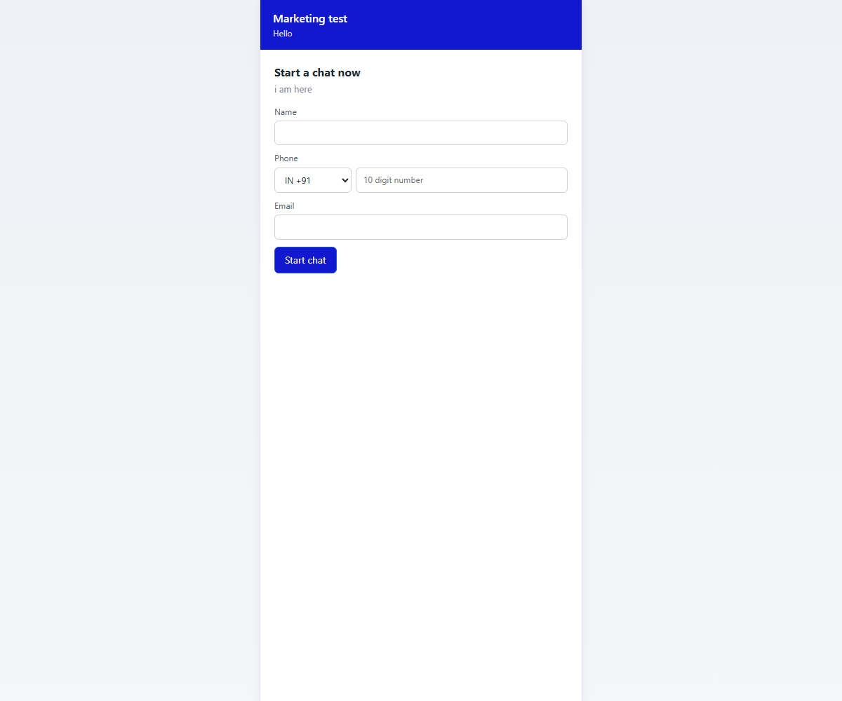 Visitor page sample 2